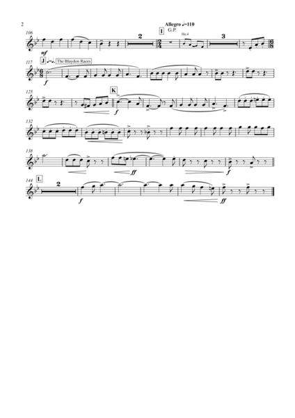 Tyneside Songs Medley - horn quintet image number null