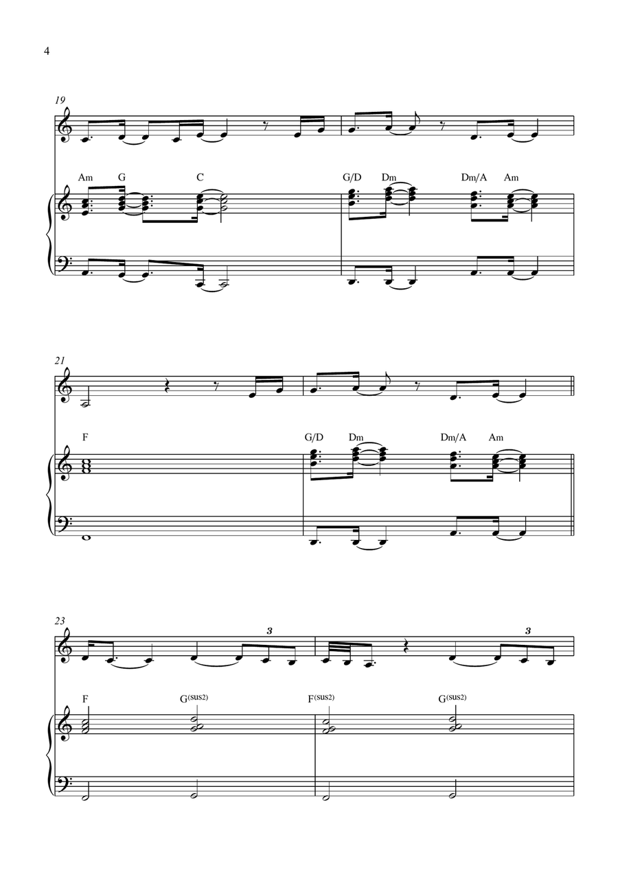 Breath Of Heaven (Mary's Song) Violin Solo scores gallery preview page 4