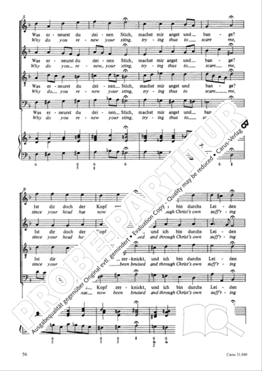 Christ was manifested for this purpose (Dazu ist erschienen der Sohn Gottes) ATB scores gallery preview page 57