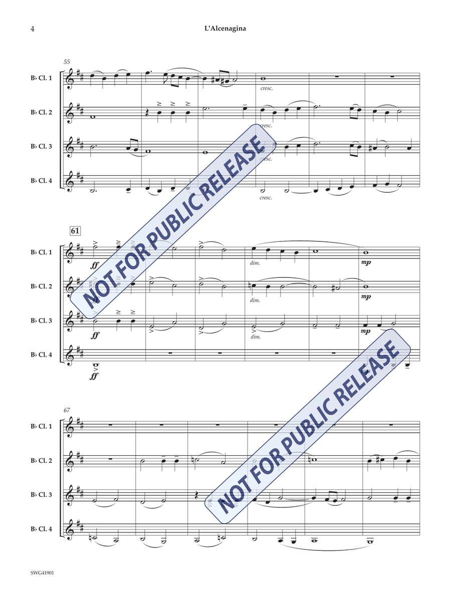L'Alcenagina L'Alcenagina Small Ensemble scores gallery preview page 5