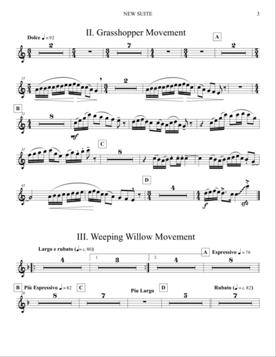 New Suite (Parts) [1] Concert Band scores gallery preview page 3