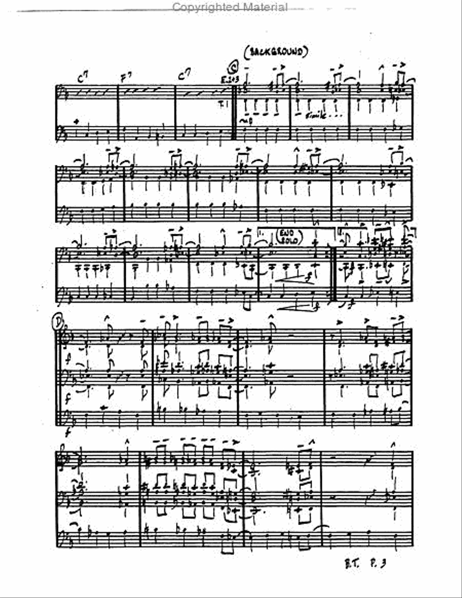 Bluesin' Tubas Bluesin' Tubas Large Ensemble scores gallery preview page 4