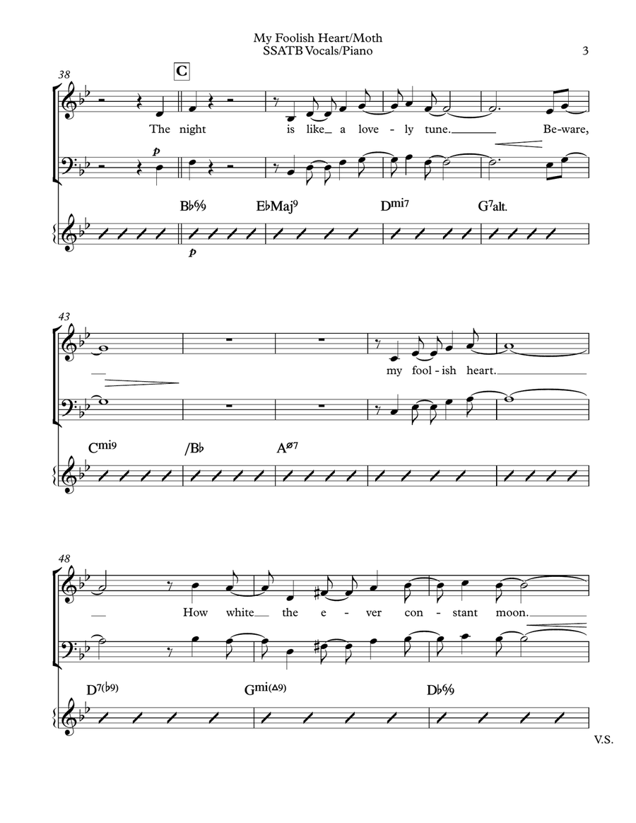 My Foolish Heart Divisi scores gallery preview page 3