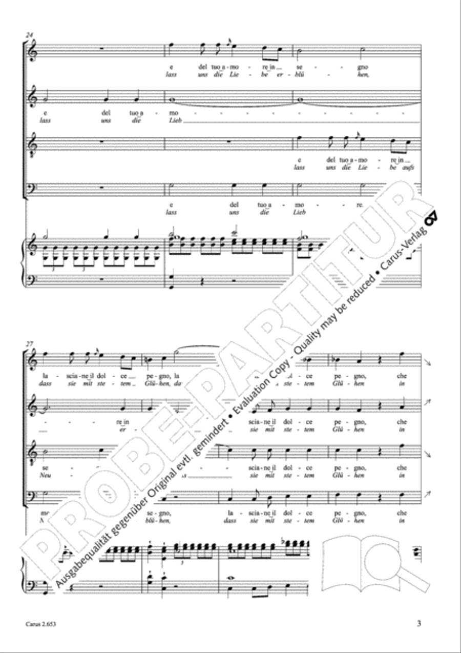 Choral collection Great Opera Choruses - Mozart * Haydn (choir & piano) Choir scores gallery preview page 14