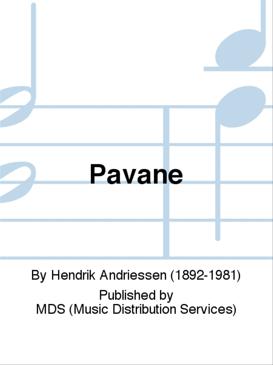 Pavane Piano Solo scores gallery preview page 1