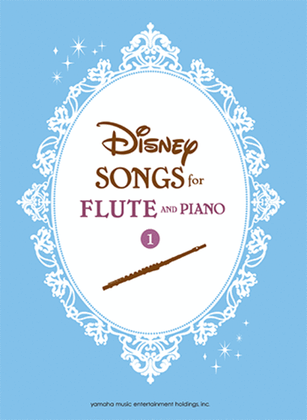 Book cover for Disney Songs for Flute and Piano 1/English Version