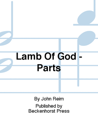 Book cover for Lamb Of God - Parts