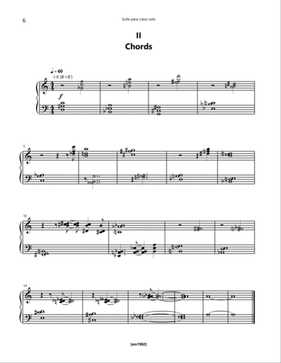 Suite para cravo solo Harpsichord scores gallery preview page 6