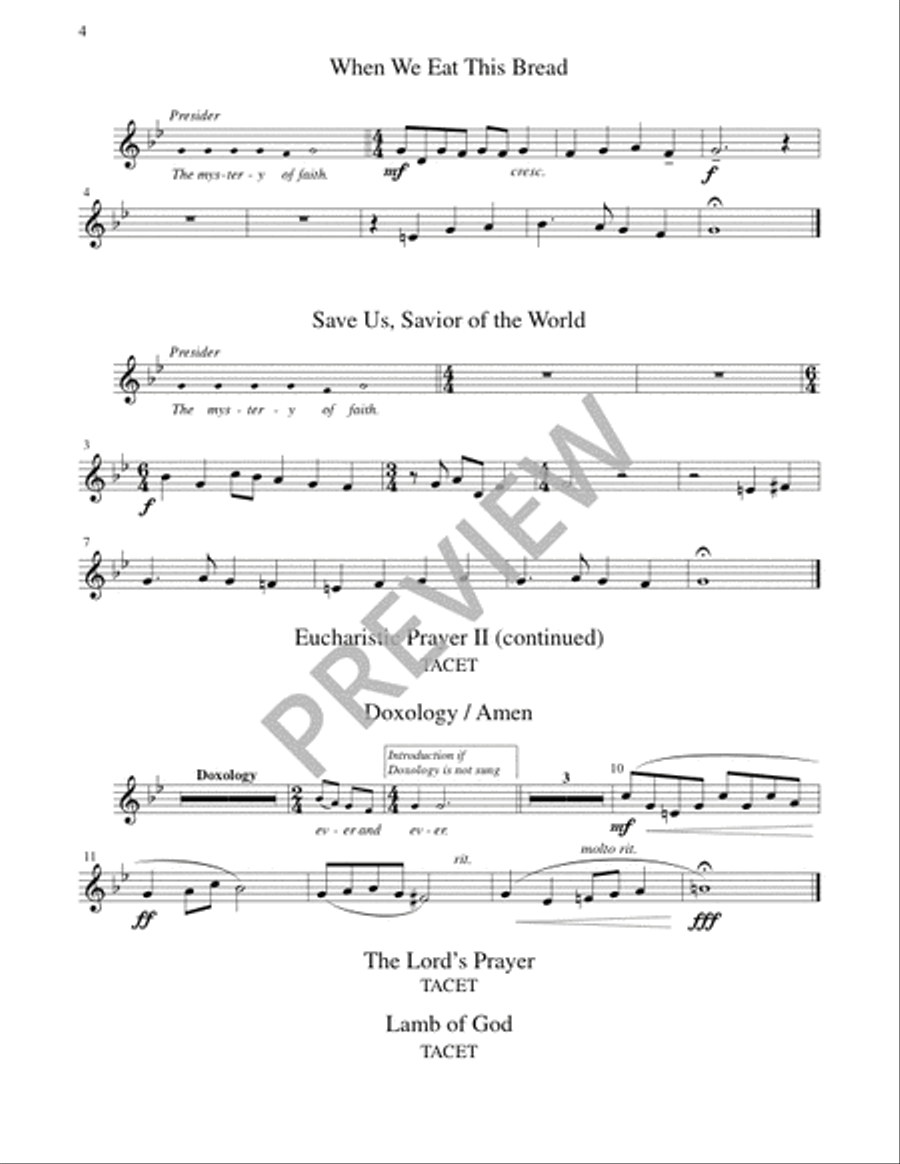 Mass of Creation - Brass and Timpani edition 3-Octaves scores gallery preview page 17