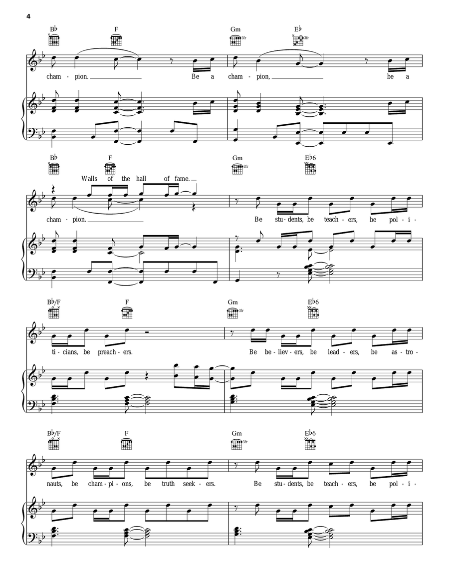 Hall Of Fame Acoustic Guitar scores gallery preview page 4