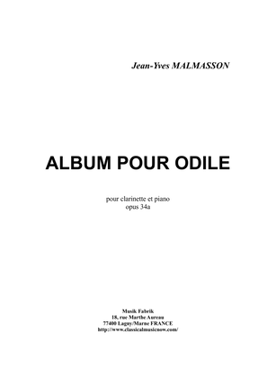 Album for Odile for Bb clarinet and piano