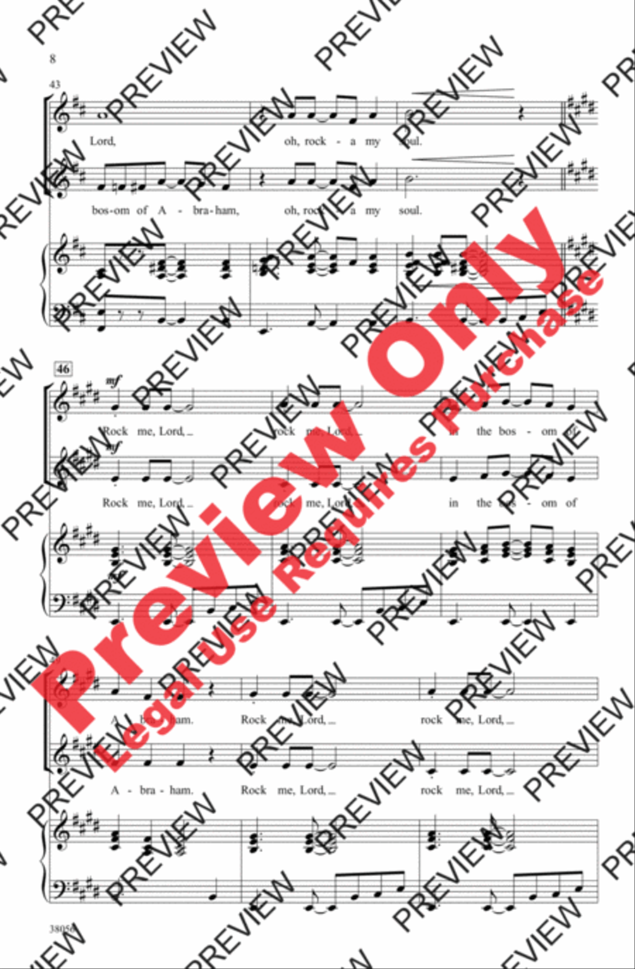 Rock Me, Lord 2-Part scores gallery preview page 8