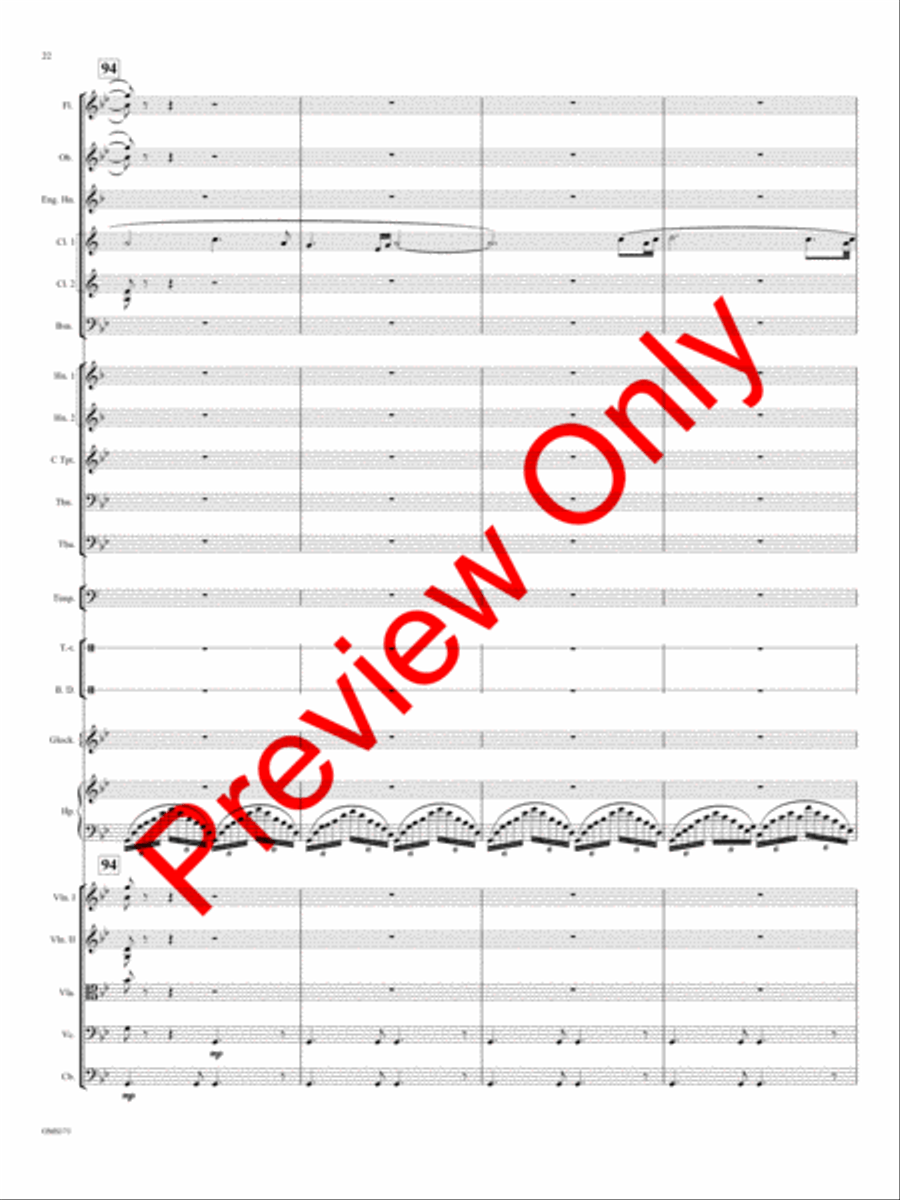 Anishinaabeg Rhapsody Orchestra scores gallery preview page 25