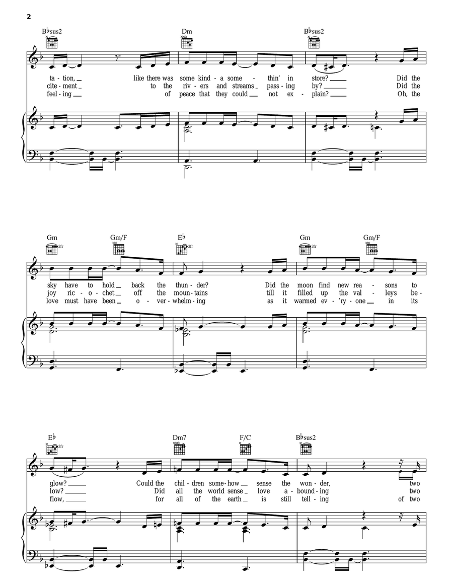 2000 Decembers Ago Piano, Vocal, Guitar scores gallery preview page 2