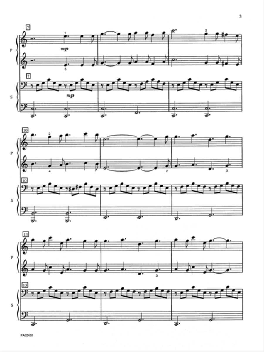 O Holy Night Small Ensemble scores gallery preview page 2