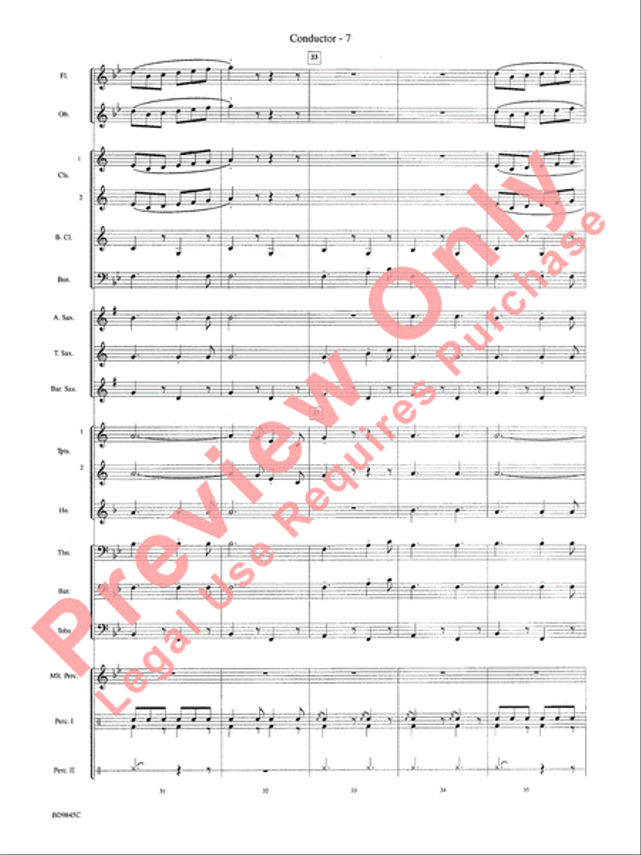 The Washington Post March Concert Band scores gallery preview page 10