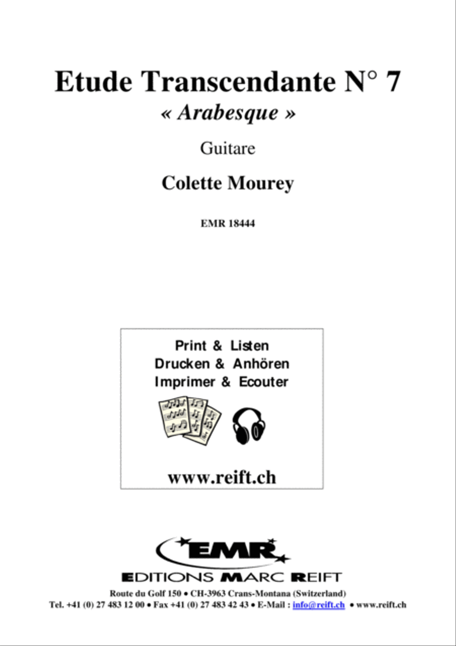Etude Transcendante No. 7 Classical Guitar scores gallery preview page 2