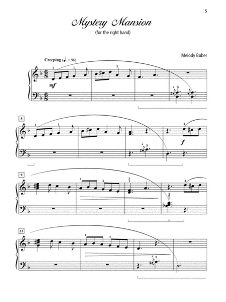 Grand One-Hand Solos for Piano, Book 4 Piano Solo scores gallery preview page 3