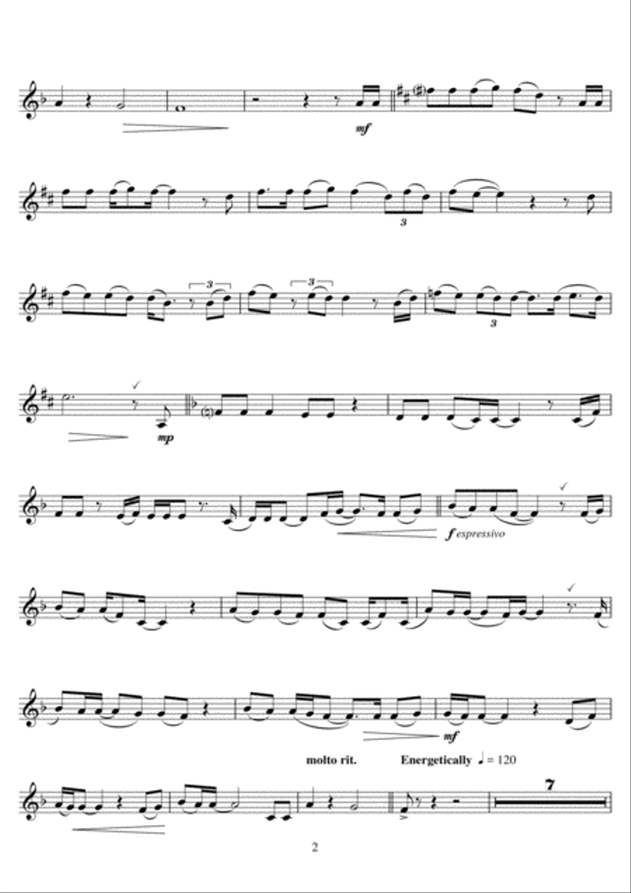 Electricity (from Billy Elliot: The Musical) Clarinet Solo scores gallery preview page 2