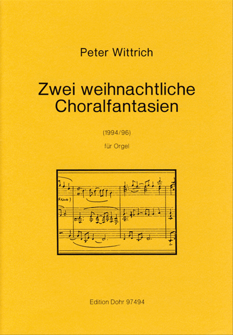 Zwei weihnachtliche Choralfantasien für Orgel (1994/1996) Organ scores gallery preview page 1