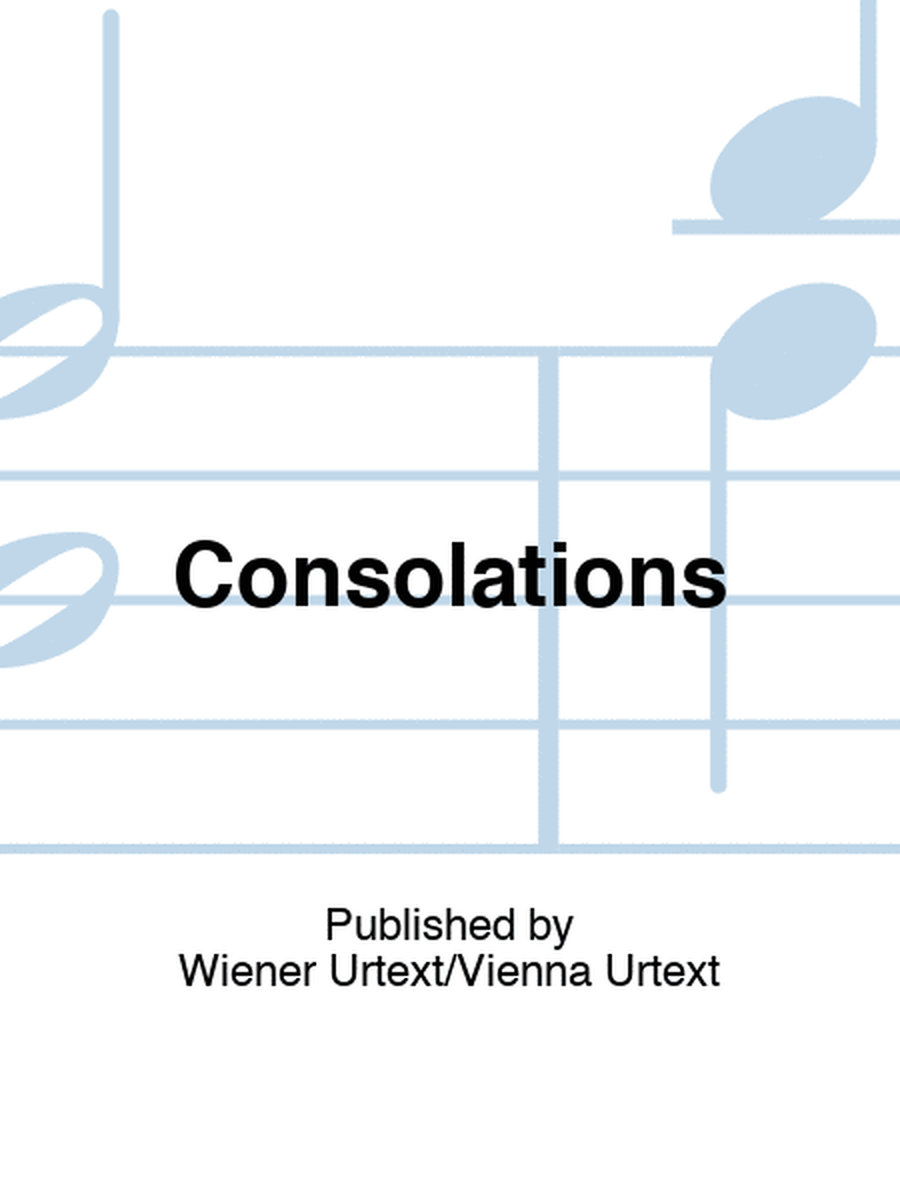 Liszt - Consolations For Piano