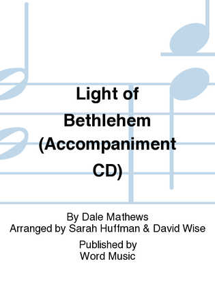 Book cover for Light of Bethlehem - Accompaniment CD (Split)