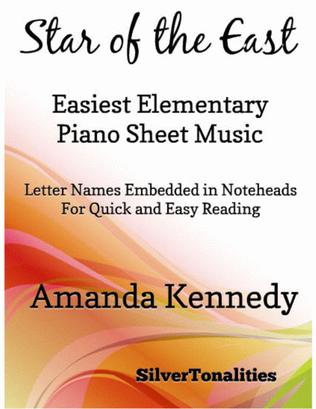 Book cover for Star of the East Easiest Elementary Piano Sheet Music