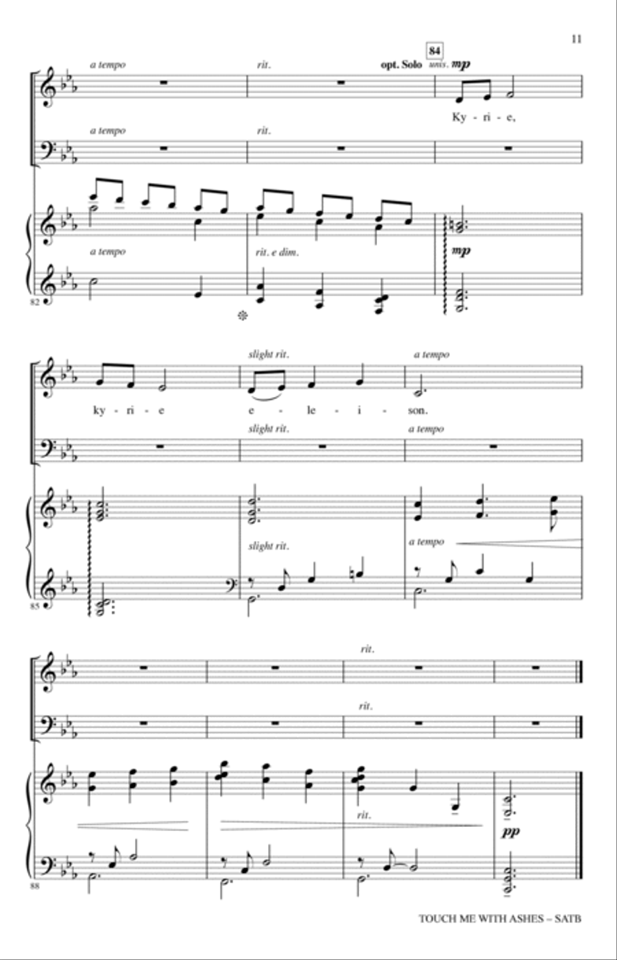 Touch Me With Ashes 4-Part scores gallery preview page 10