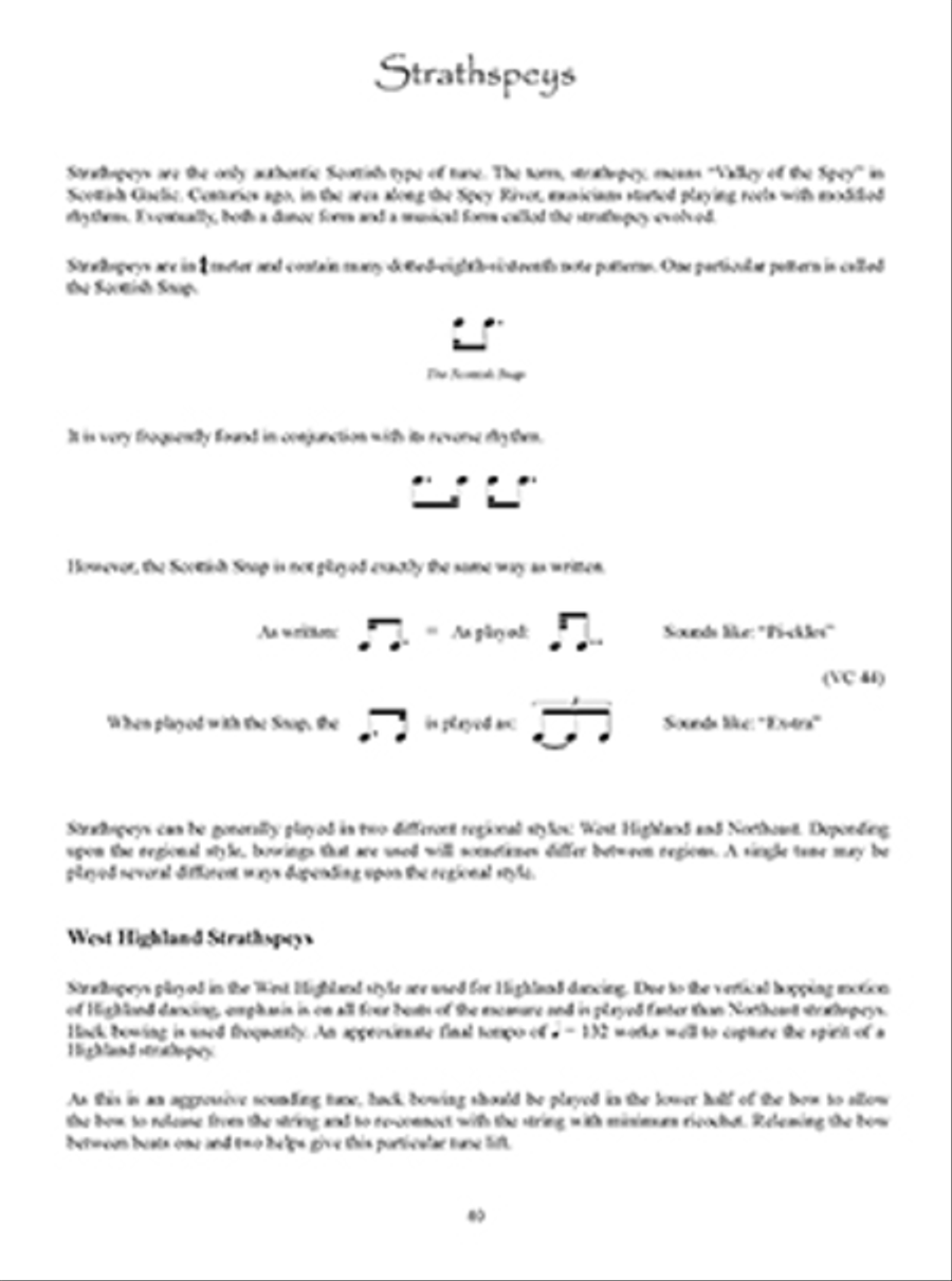 Violinist's Guide to Scottish Fiddling Violin scores gallery preview page 3