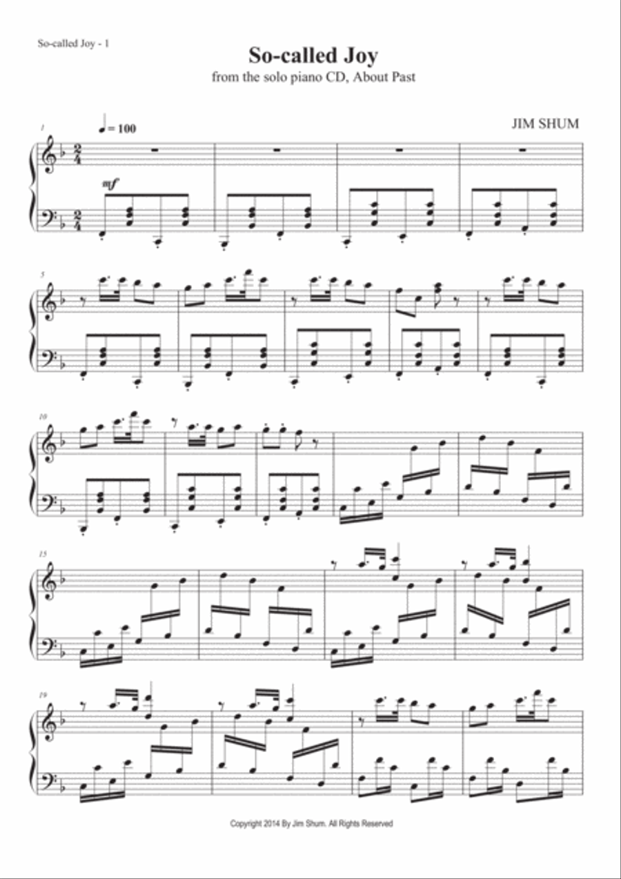So-called Joy Piano Solo scores gallery preview page 3