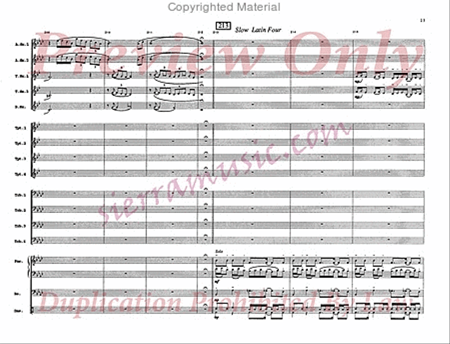Dorian Blue Big Band scores gallery preview page 24