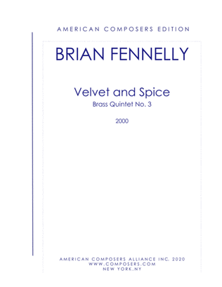 [Fennelly] Velvet and Spice