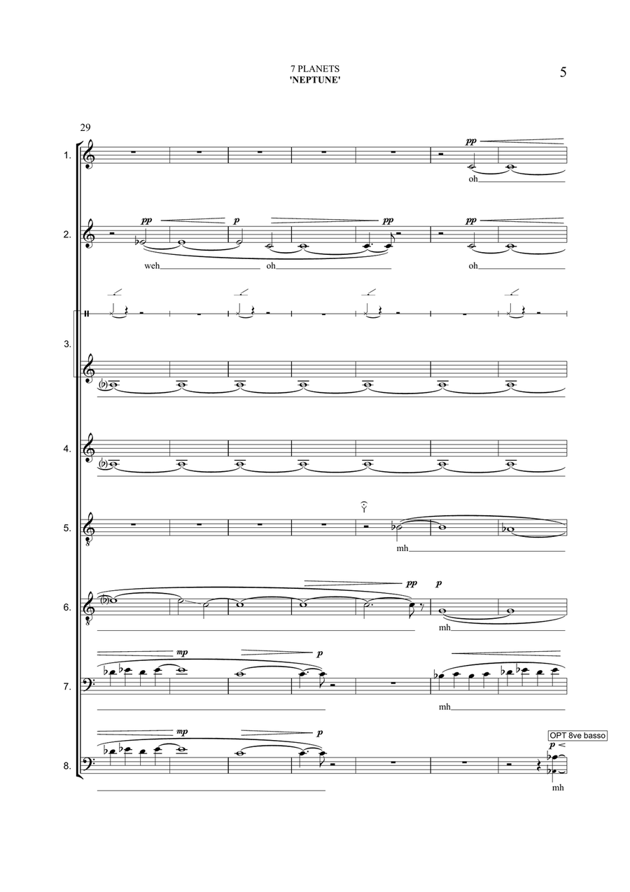7 Planets Choir scores gallery preview page 5
