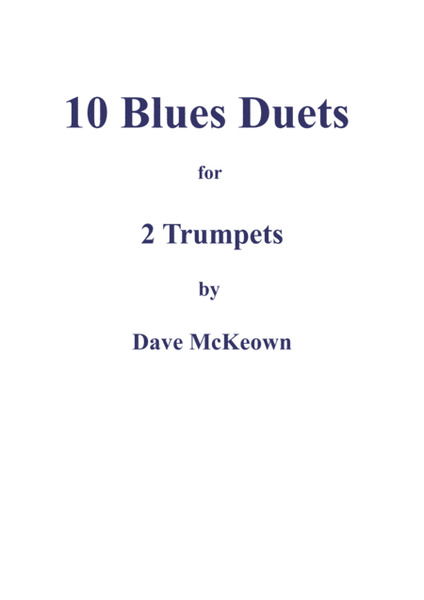 10 Blues Duets for Trumpet image number null