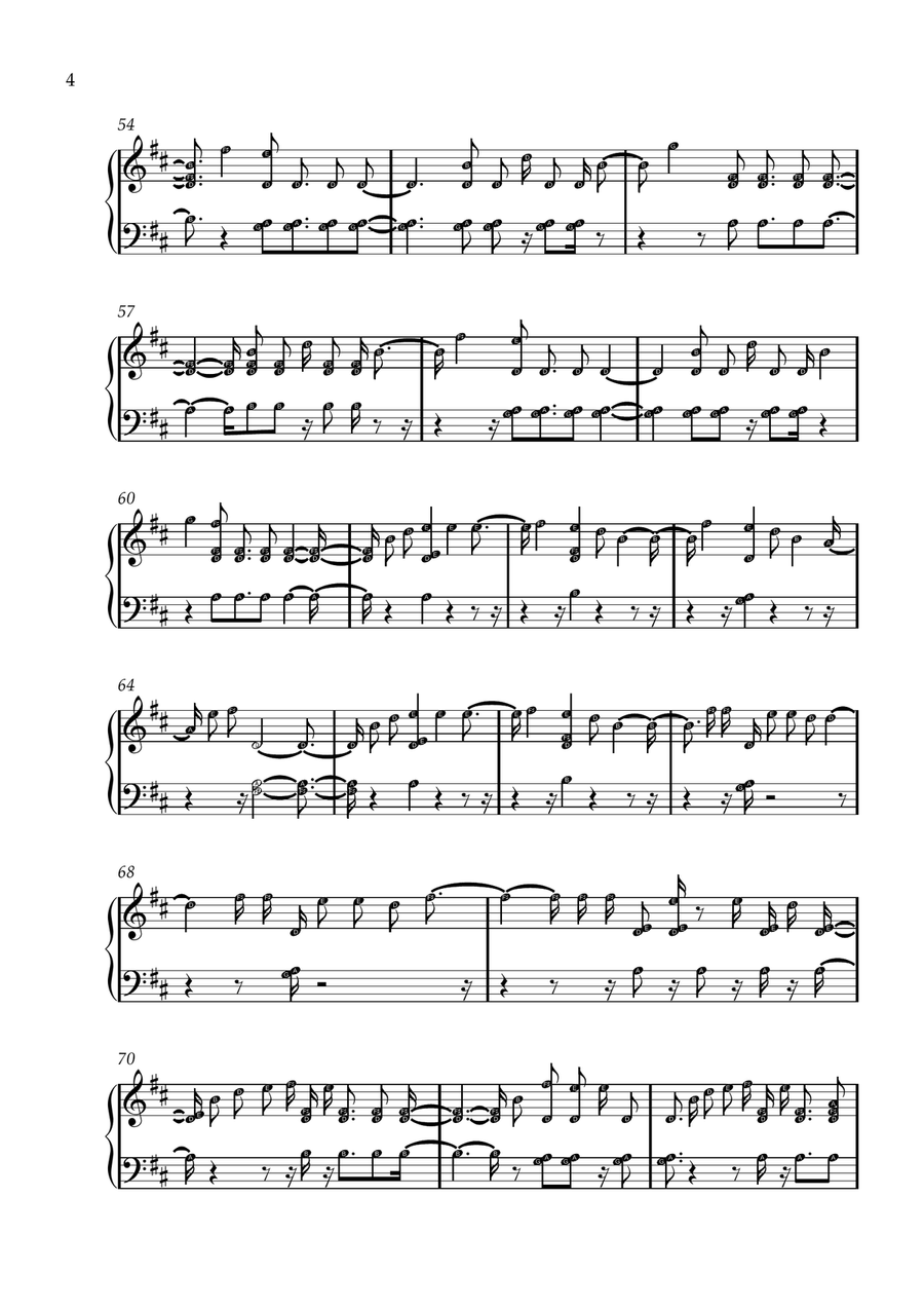 Echo Echo Easy Piano scores gallery preview page 4