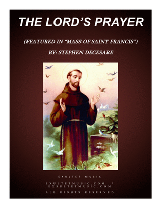 Book cover for The Lord's Prayer (from "Mass of Saint Francis")