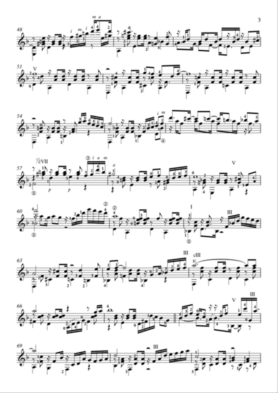 Butterflies & Hurricanes Guitar Solo scores gallery preview page 3