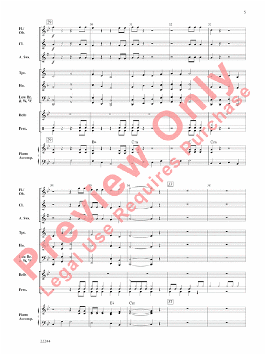 The Lost Kingdom Concert Band scores gallery preview page 6