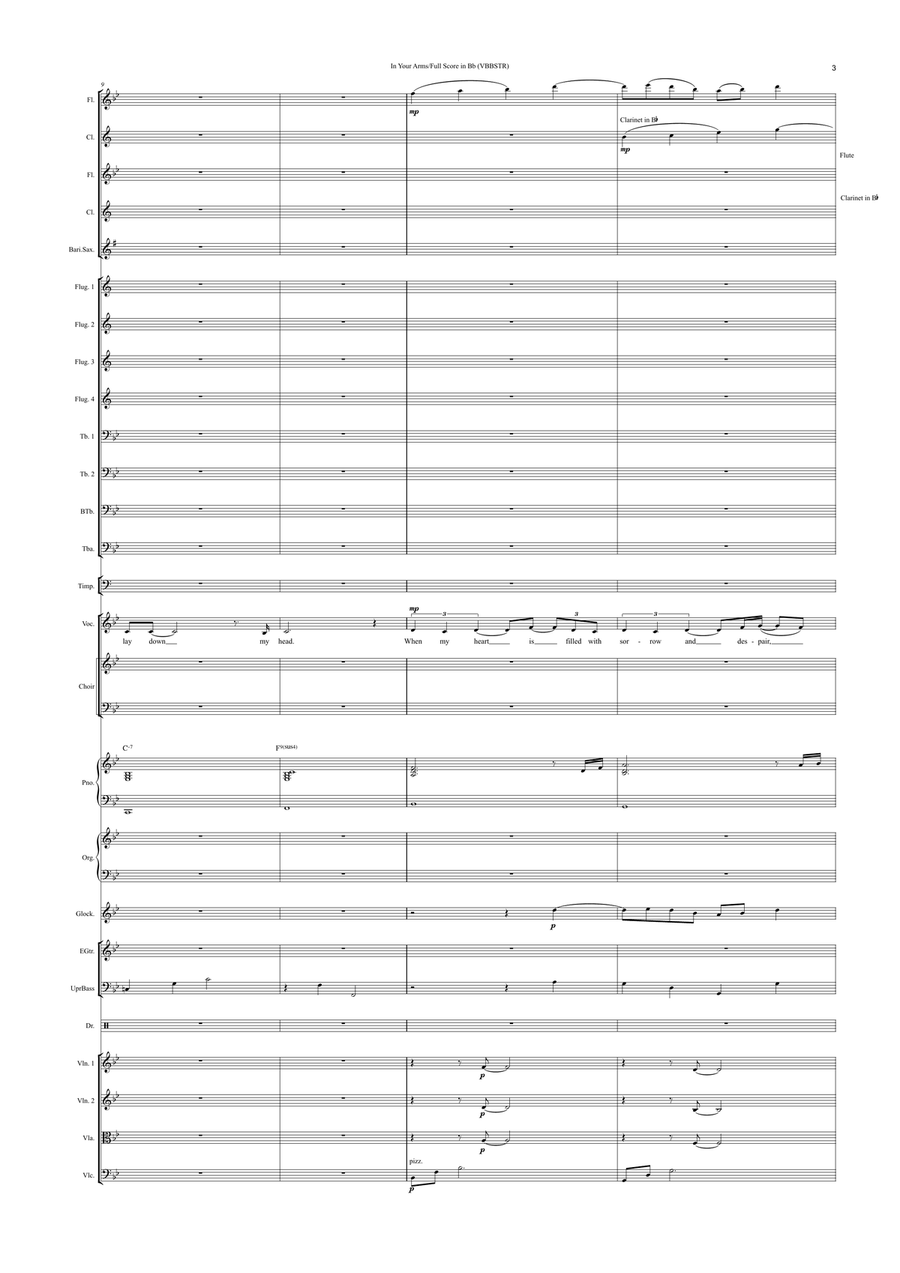 In Your Arms (Voice & Full Orchestra) In Your Arms (Voice & Full Orchestra) Full Orchestra scores gallery preview page 4