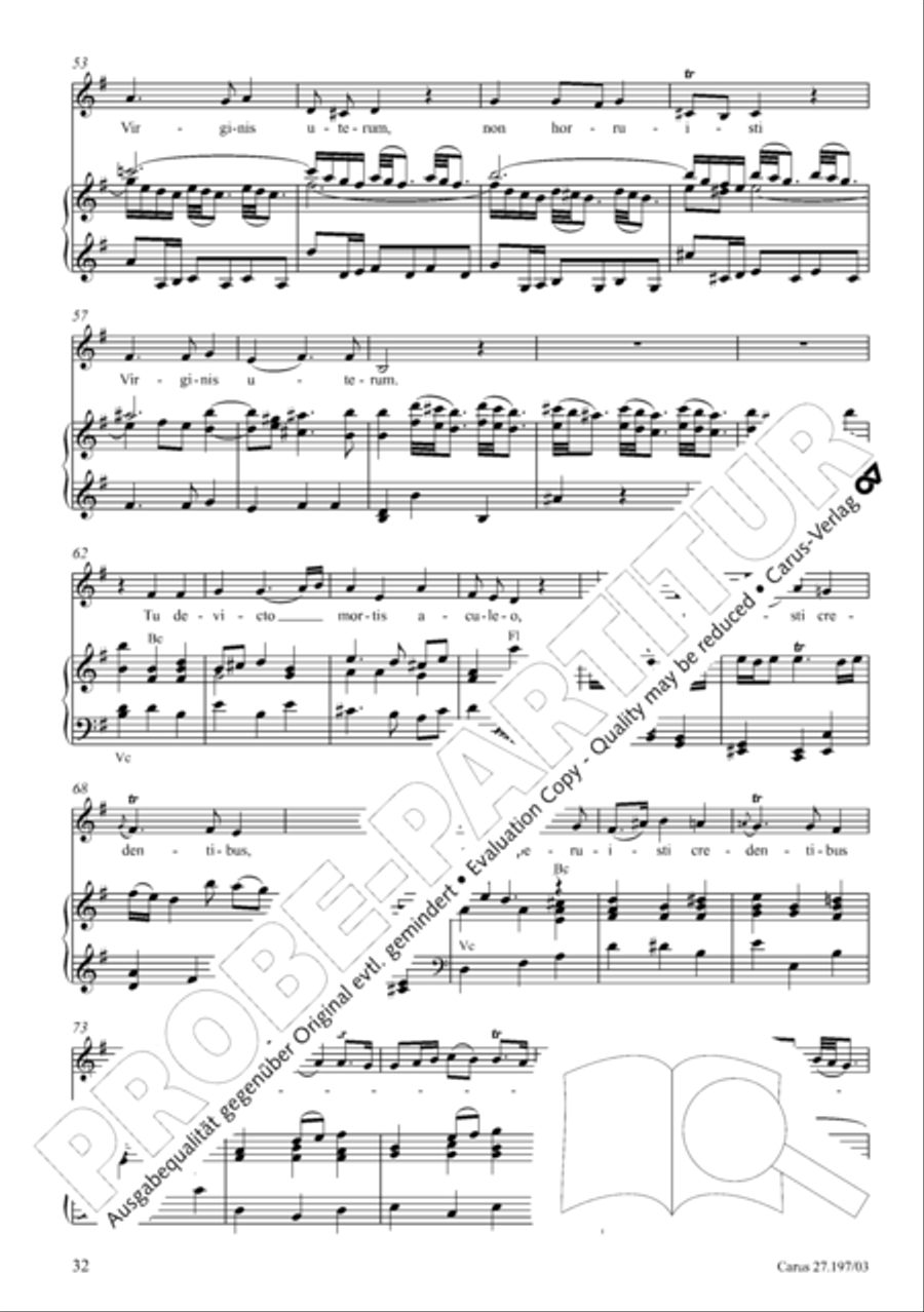 Te Deum in D a due cori SSATB scores gallery preview page 32