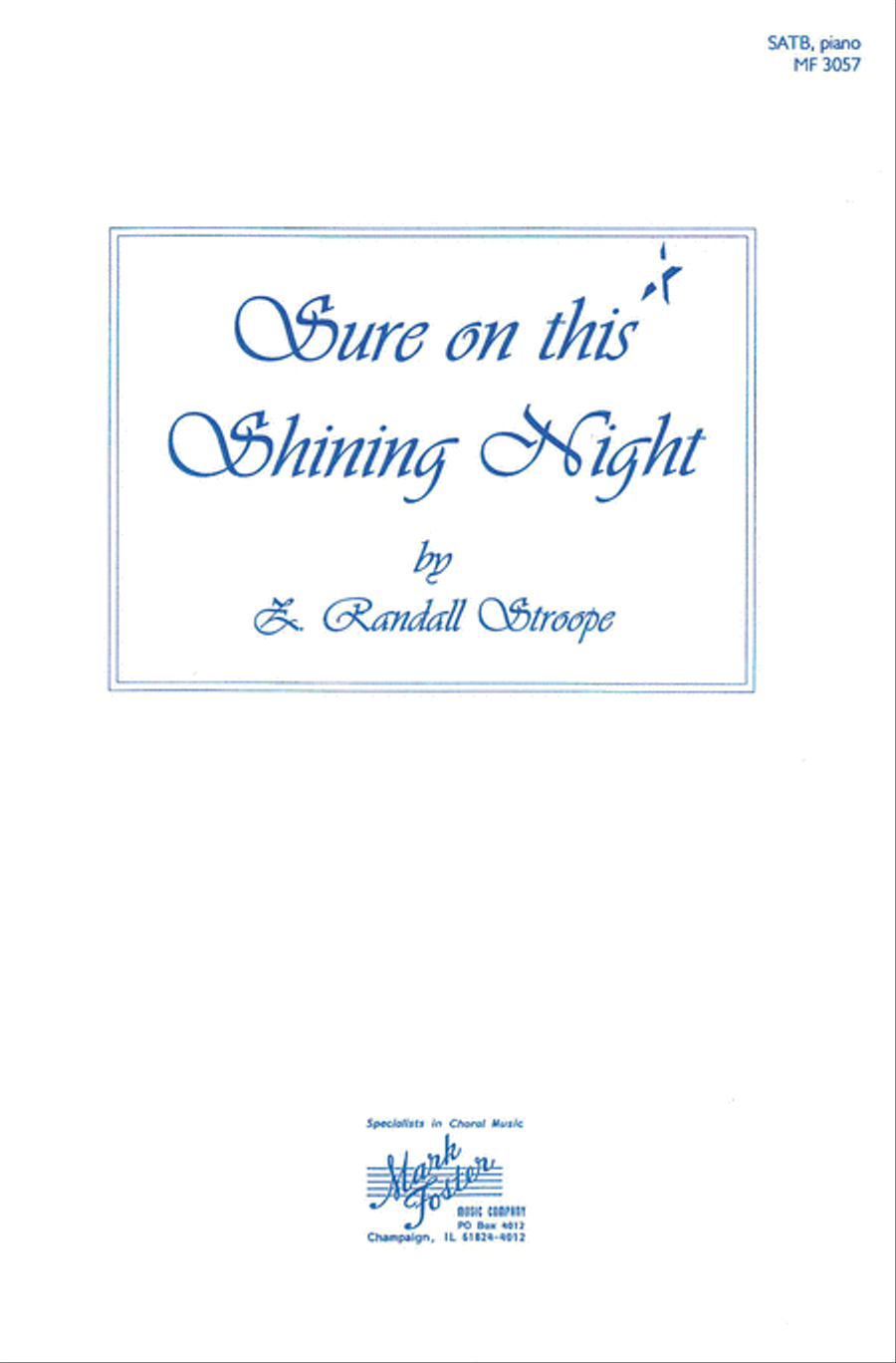 Sure on This Shining Night 4-Part scores gallery preview page 1