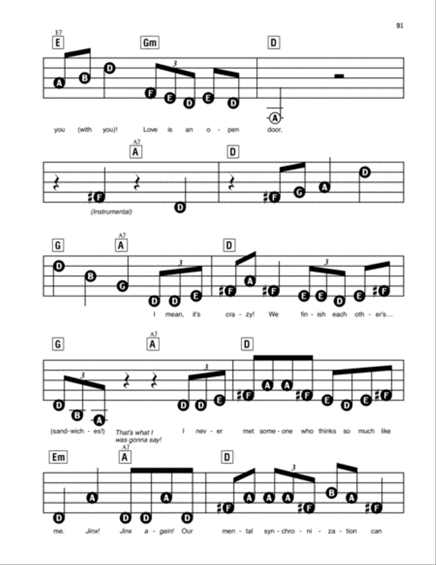 Love Is An Open Door (from Frozen) Electronic Keyboard scores gallery preview page 3