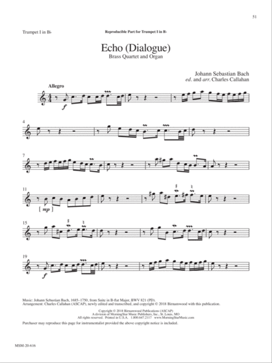 Echo (Dialogue) Organ scores gallery preview page 6