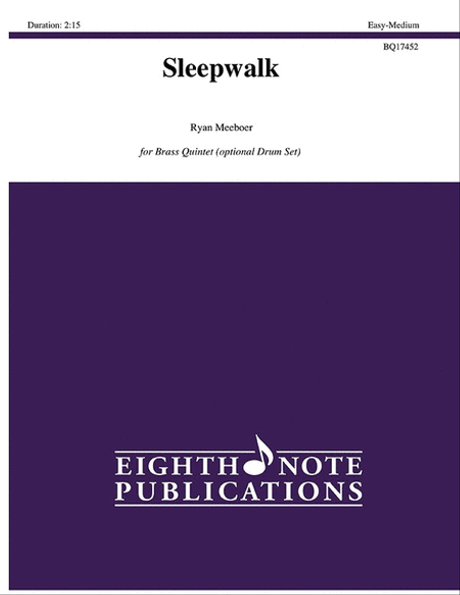Sleepwalk Sleepwalk Brass Ensemble scores gallery preview page 1