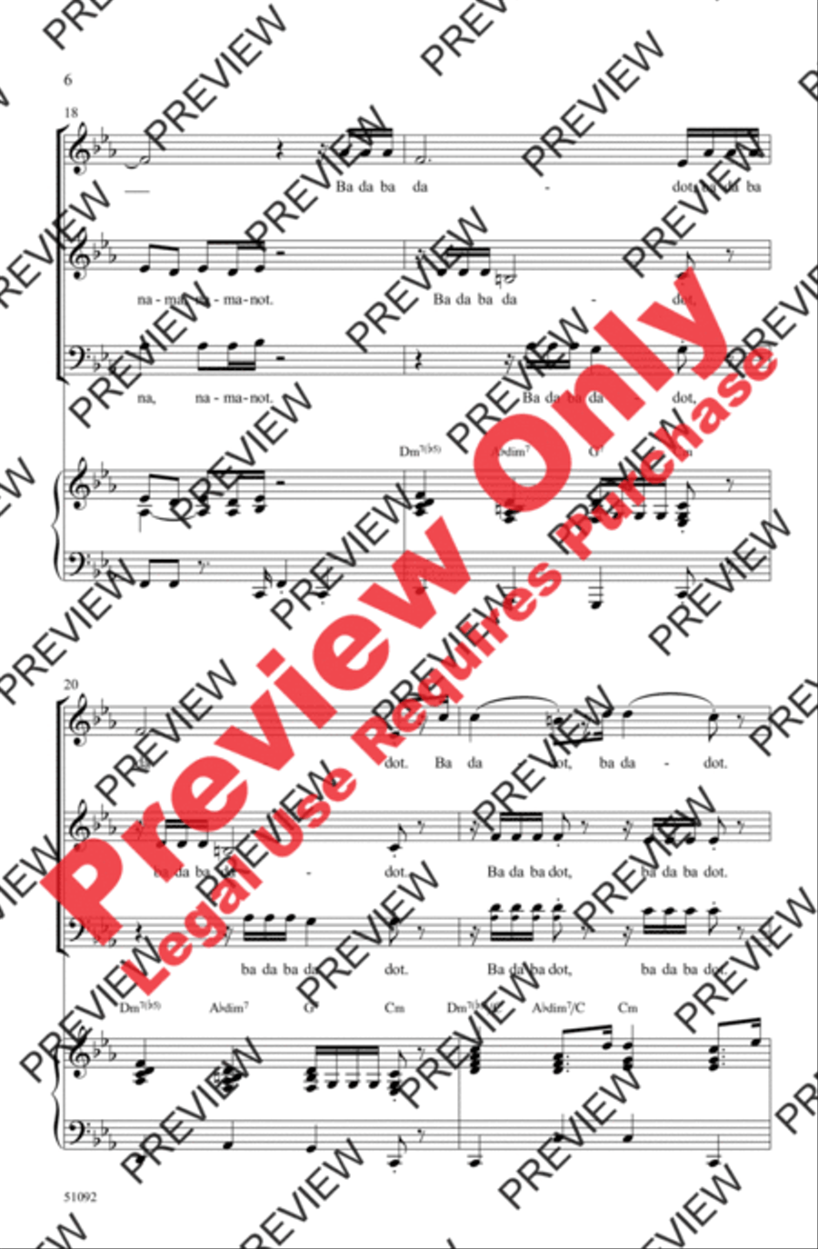 Beethoven's Fifth 3-Part scores gallery preview page 6