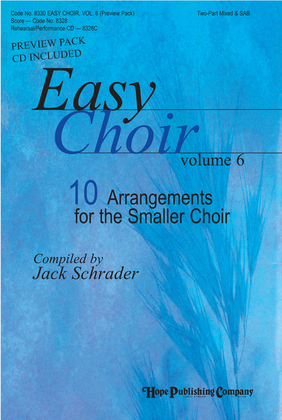 Book cover for Easy Choir, Vol. 6