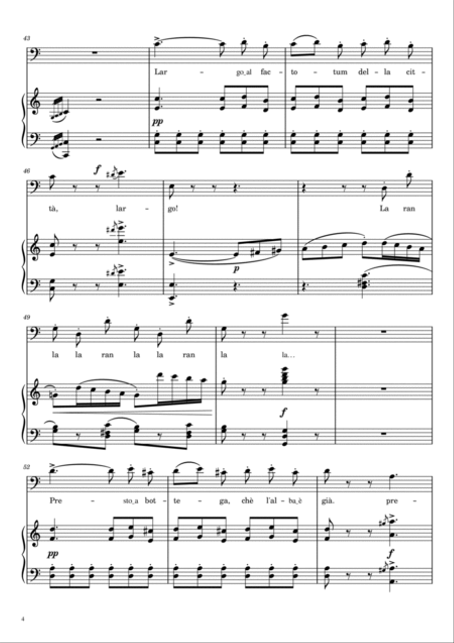 Rossini - Largo al factotum - from 