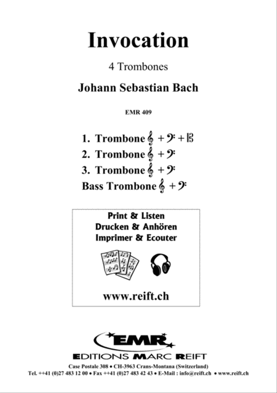 Invocation Trombone Quartet scores gallery preview page 2