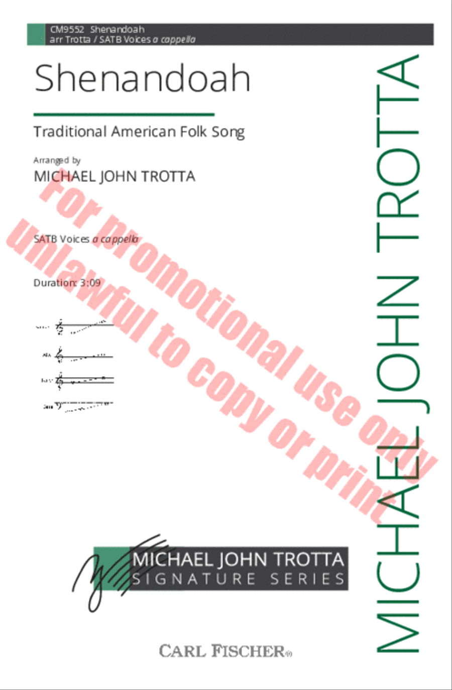 Shenandoah 4-Part scores gallery preview page 2