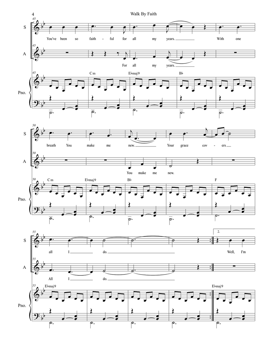 Walk By Faith SA scores gallery preview page 4